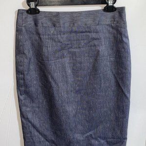 Gray Aspen Foxfield Skirt Denim Size XS 2 Blue $495
